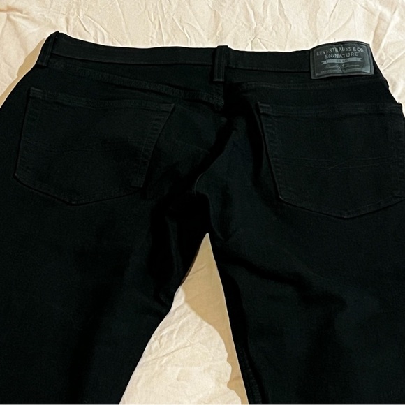 Levi Strauss Signature Gold Comfort Flex Reg Fit Straight Stretch Denim Men31x30 - Picture 6 of 13